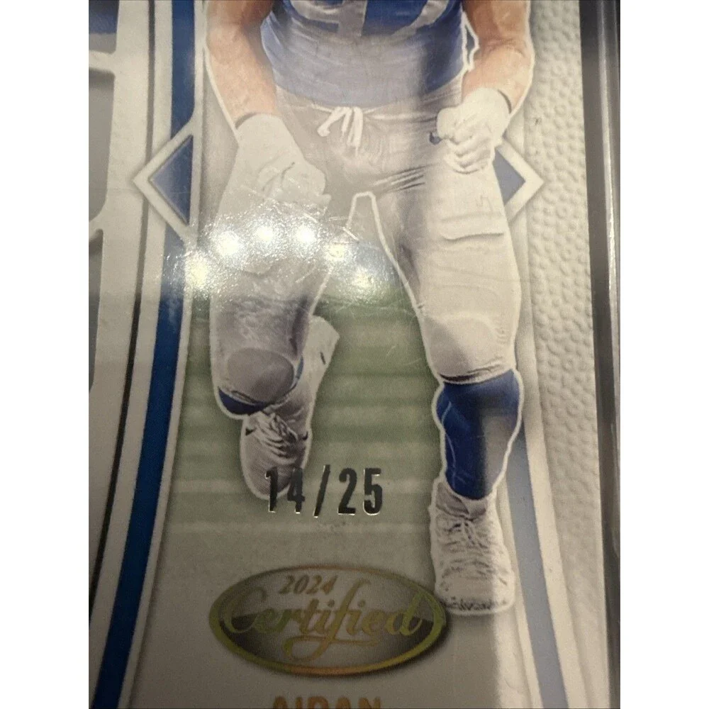 2024 Panini Certified Piece of the Game Aidan Hutchinson Mirror Gold /25💥🔥💥